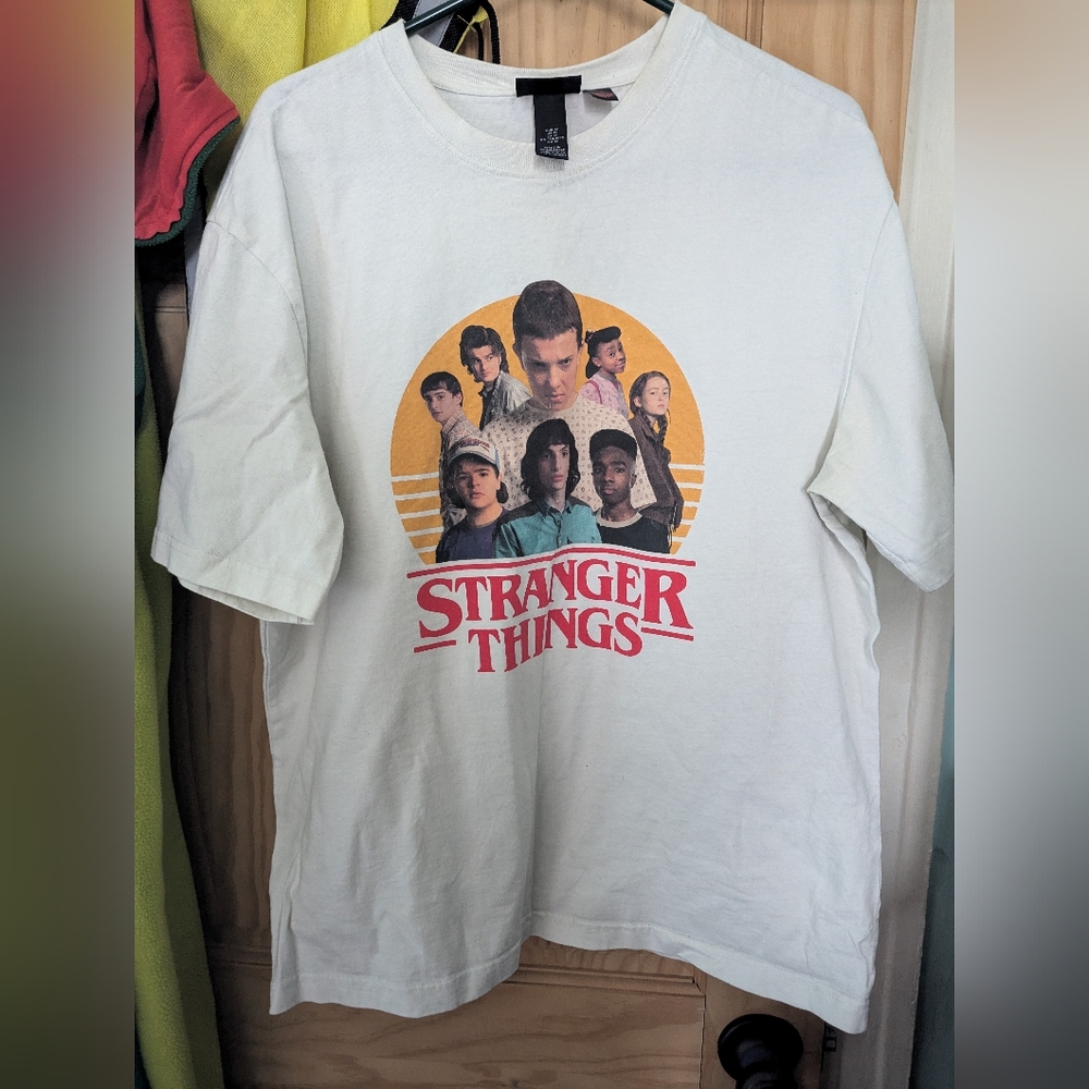 Unisex Stranger Things oversized graphic tshirt